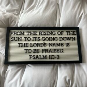 Black & White Letterboard